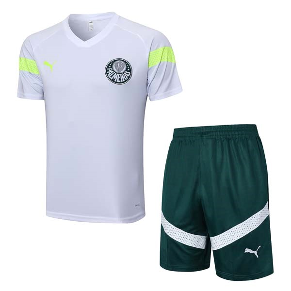 Camiseta Entrenamiento Palmeiras Conjunto Completo 2023/2024 Blanco
